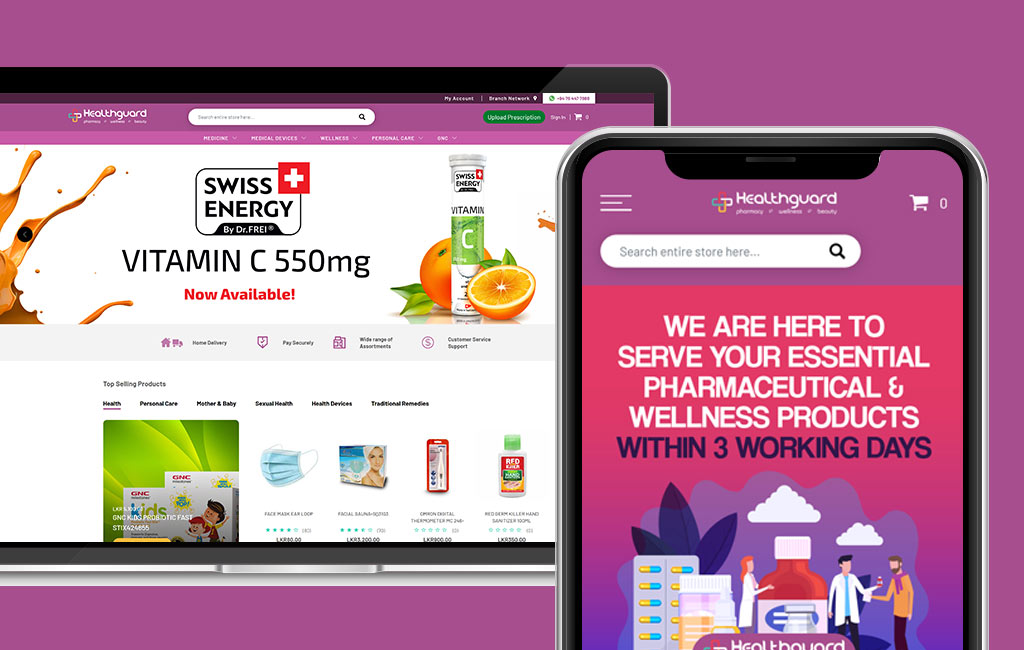 Healthguard Web Design