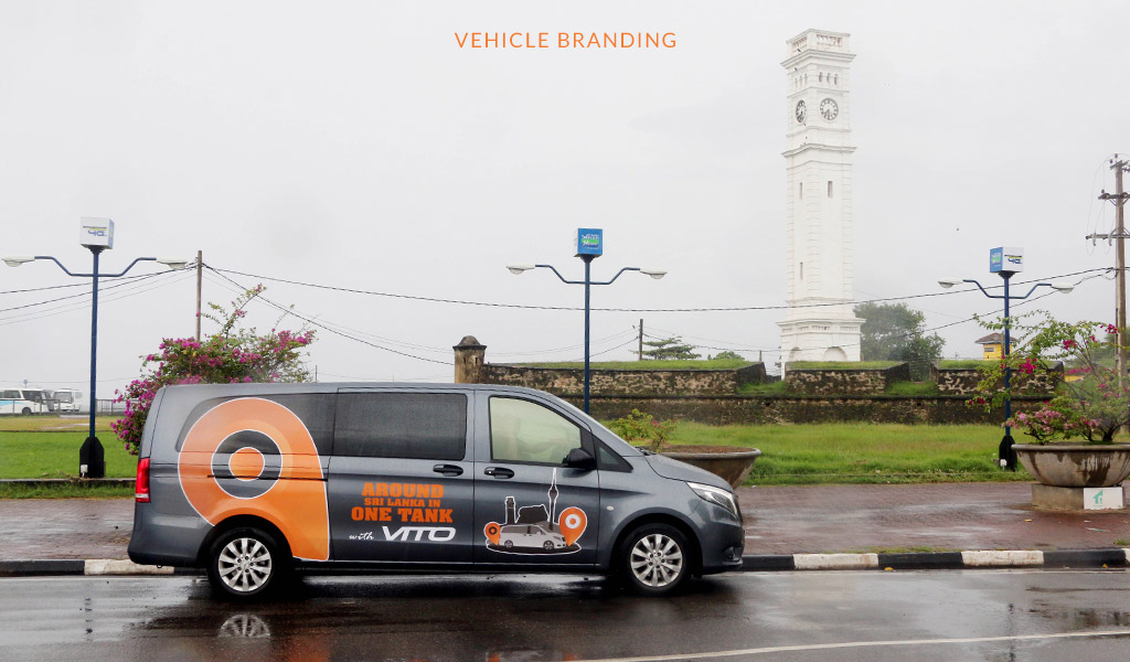 Promotional Material Design for Mercedes Benz Vito in Srilanka